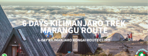 6 Days Kilimanjaro trek Marangu route